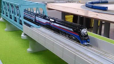 アメリカの蒸気機関車のNゲージ